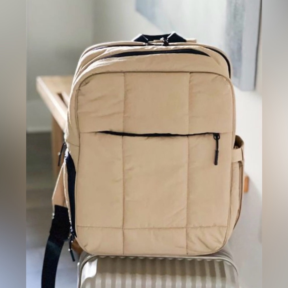 Beige Tan Backpack
